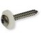 Vensterbankschroef 3,9x25 platbolkop RVS A2 met polyamide ring